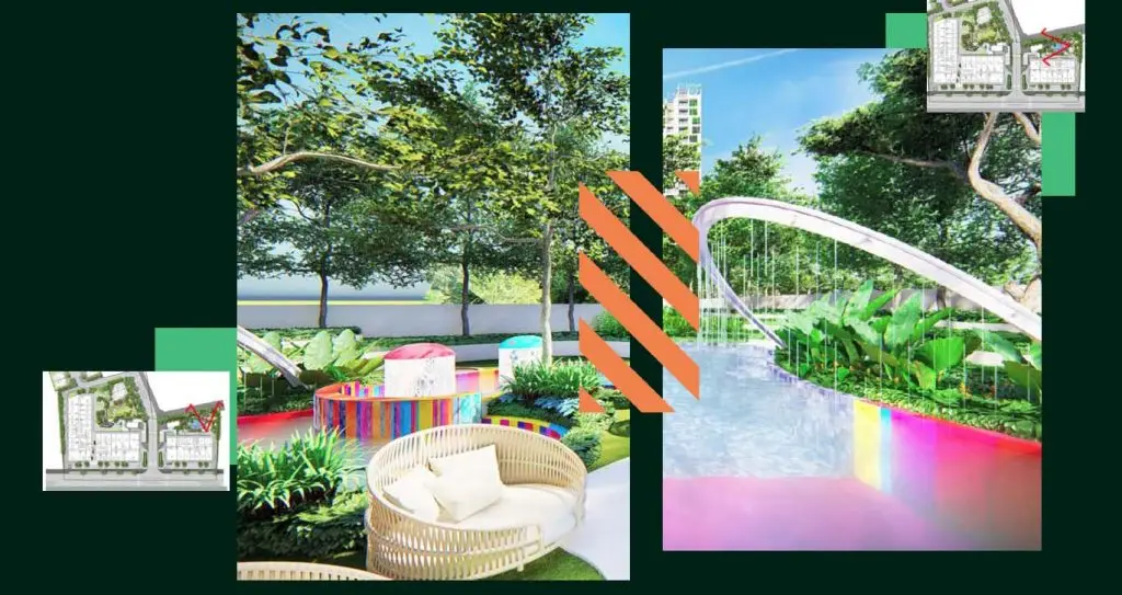 Phối cảnh tiện ích tại tháp The Aster Urban Green