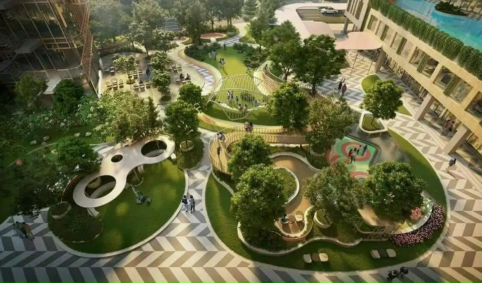 Cong vien noi khu urban green