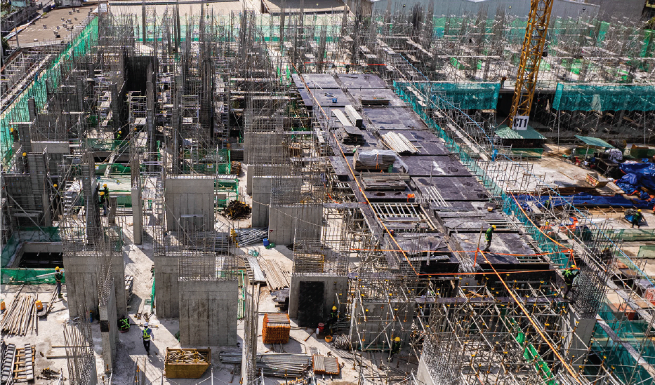 Tiến độ xây dựng tháp The Bliss - Urban Green